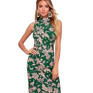 Lulus Floral Sleeveless Dress